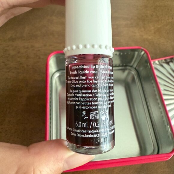 Benefit Cosmetics Lip Tint Set - Benetint + Splashtint in Skinny Dip - Picture 3 of 5